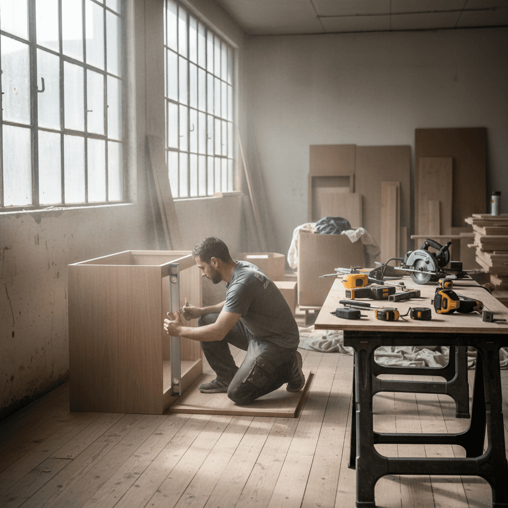 Professional installation showing precision and attention to detail