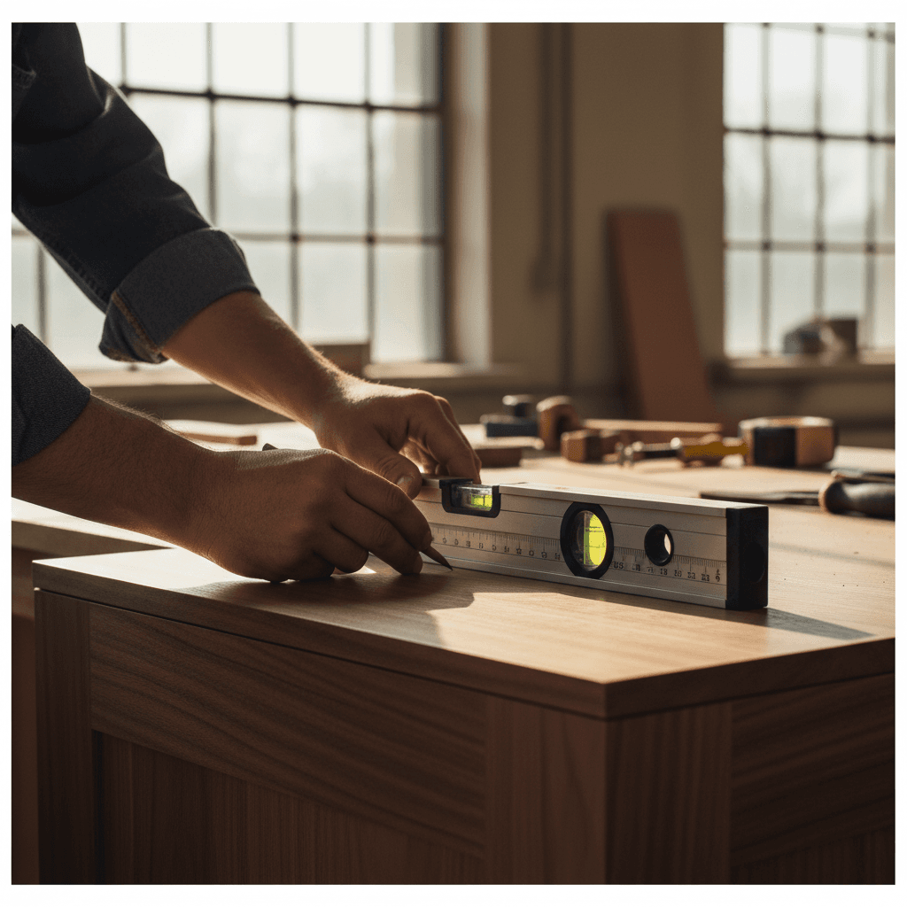 Precision craftsmanship detail shot